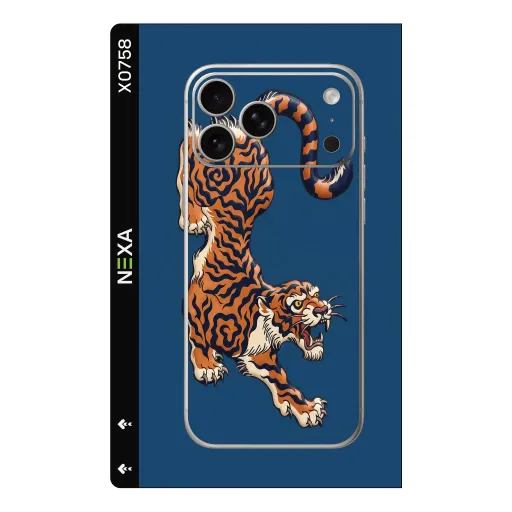 Premium Animals Phones Skin - Wholesale | Nexa Skins — X0758 - Animals (tiger, japanese, tattoo art)