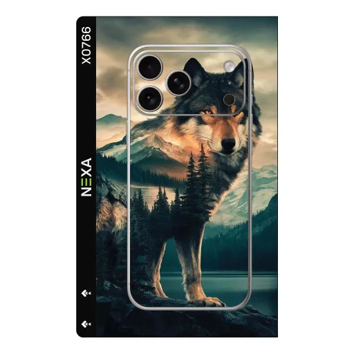 Premium Animals Phones Skin - Wholesale | Nexa Skins — X0766 - Animals (wolf, mountain, wilderness)
