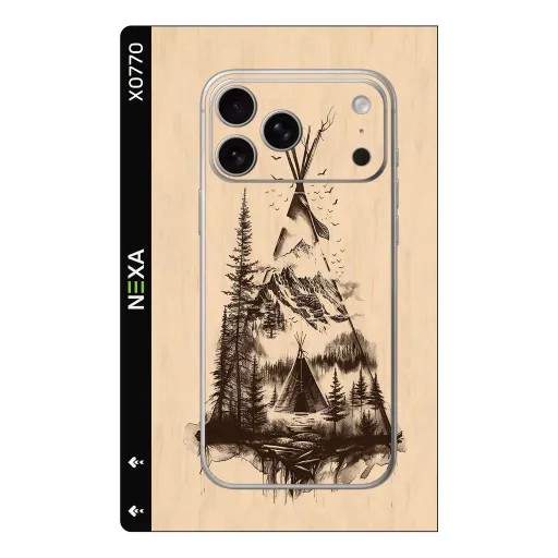 Premium Animals Phones Skin - Wholesale | Nexa Skins — X0770 - Animals (wood grain, nature, mountain)