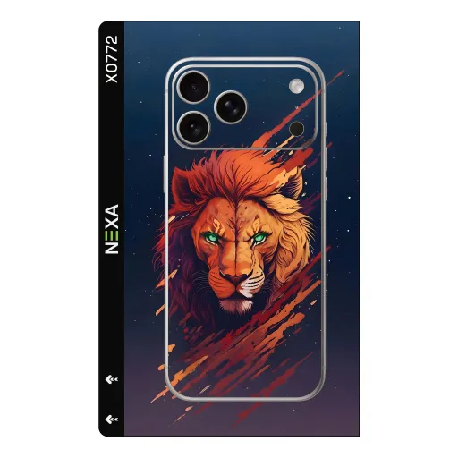 Premium Animals Phones Skin - Wholesale | Nexa Skins — X0772 - Animals (lion, artistic, splash art)