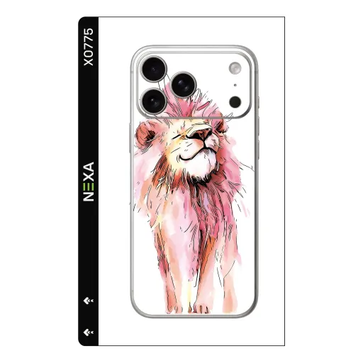 Premium Animals Phones Skin - Wholesale | Nexa Skins — X0775 - Animals (watercolor, lion, artistic)