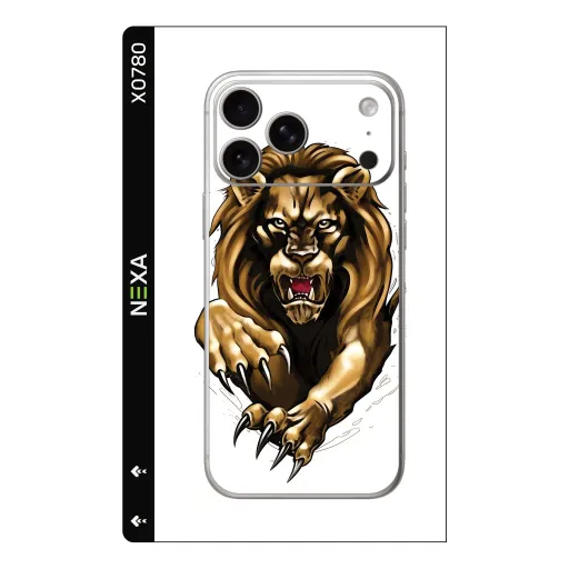 Premium Animals Phones Skin - Wholesale | Nexa Skins — X0780 - Animals (lion, predatory, fierce)