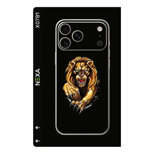 Premium Animals Phones Skin - Wholesale | Nexa Skins — X0781 - Animals (lion, gold, fierce)