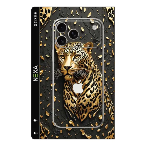 Premium Animals Phones Skin - Wholesale | Nexa Skins — X0795 - Animals (leopard, gold, luxurious)