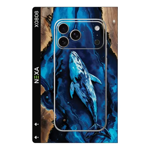 Premium Animals Phones Skin - Wholesale | Nexa Skins — X0806 - Animals (whale, resin art, ocean)
