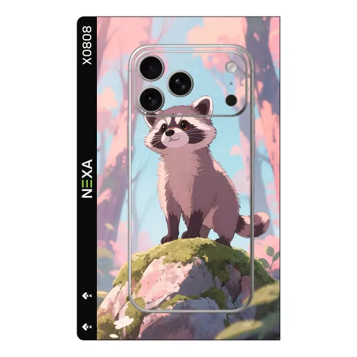 Premium Animals Phones Skin - Wholesale | Nexa Skins — X0808 - Animals (anime, illustration, raccoon)