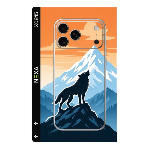 Premium Animals Phones Skin - Wholesale | Nexa Skins — X0815 - Animals (wolf, mountain, landscape)