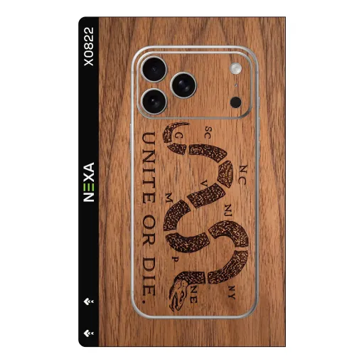 Premium Animals Phones Skin - Wholesale | Nexa Skins — X0822 - Animals (wood grain, rustic, engraved)