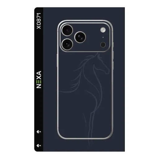 Premium Animals Phones Skin - Wholesale | Nexa Skins — X0871 - Animals (minimalist, equine, matte)