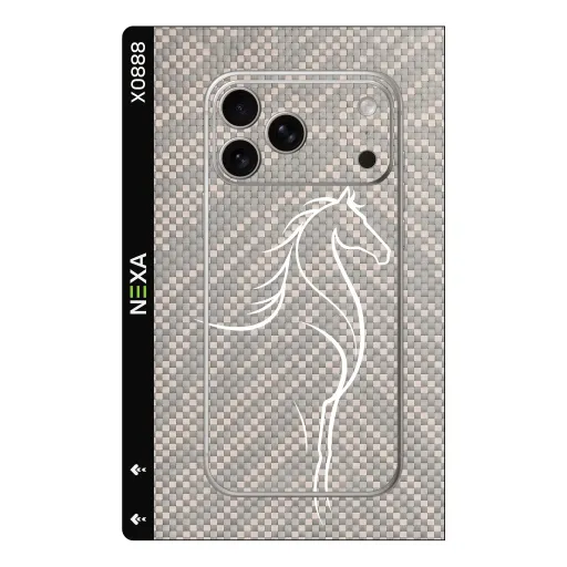 Premium Animals Phones Skin - Wholesale | Nexa Skins — X0888 - Animals (carbon, fiber, silver)