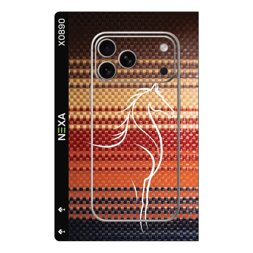 Premium Animals Phones Skin - Wholesale | Nexa Skins — X0890 - Animals (woven, gradient, horse)