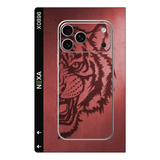 Premium Animals Phones Skin - Wholesale | Nexa Skins — X0896 - Animals (tiger, crimson, red)
