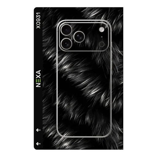 Premium Animals Phones Skin - Wholesale | Nexa Skins — X0931 - Animals (monochrome, feathers, abstract)