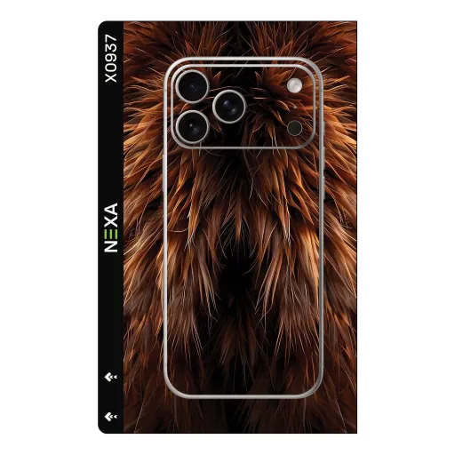 Premium Animals Phones Skin - Wholesale | Nexa Skins — X0937 - Animals (fur, faux fur, brown)