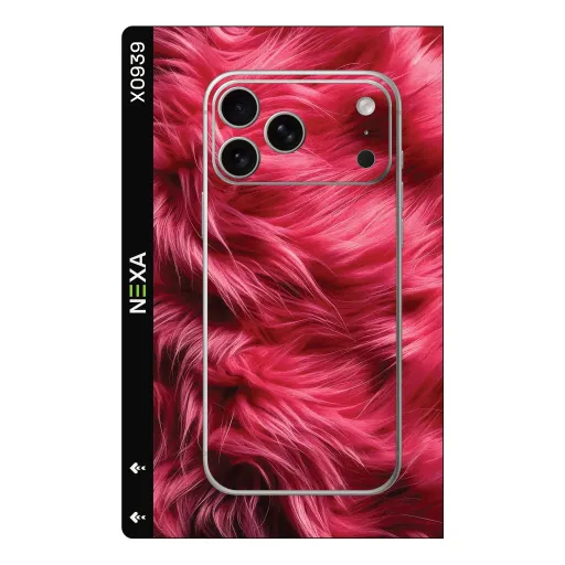 Premium Animals Phones Skin - Wholesale | Nexa Skins — X0939 - Animals (pink, faux fur, plush)