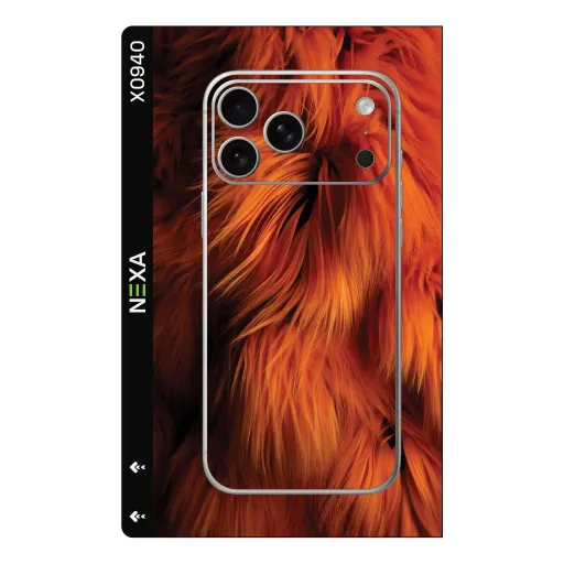 Premium Animals Phones Skin - Wholesale | Nexa Skins — X0940 - Animals (fur, orange, texture)