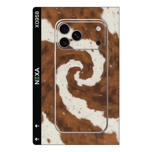 Premium Animals Phones Skin - Wholesale | Nexa Skins — X0958 - Animals (cowhide, animal print, swirl)