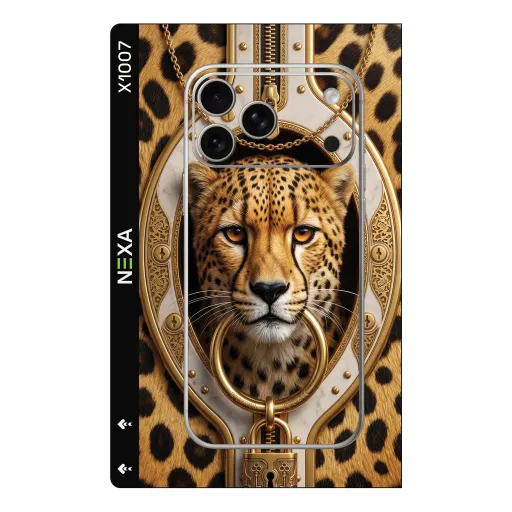 Premium Animals Phones Skin - Wholesale | Nexa Skins — X1007 - Animals (leopard, gold, luxury)