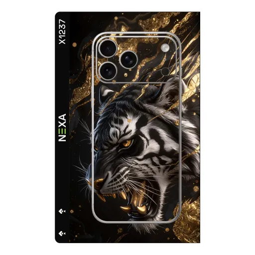 Premium Animals Phones Skin - Wholesale | Nexa Skins — X1237 - Animals (tiger, gold, luxury)