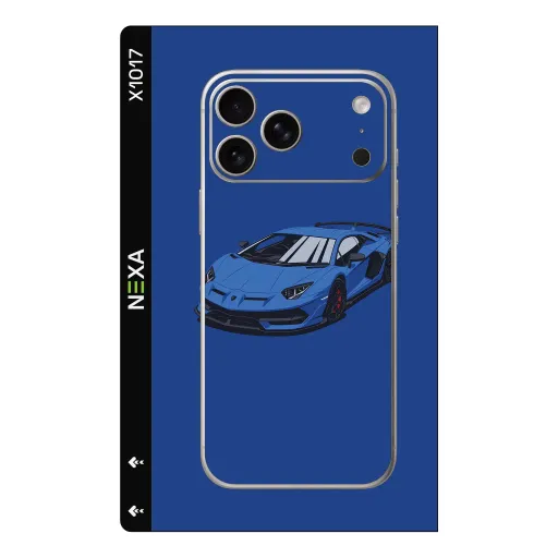 سكن Automotive بريميوم لأجهزة Phones - بيع بالجملة | Nexa Skins — X1017 - Automotive (lamborghini, supercar, blue)