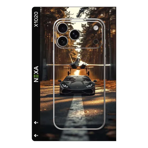 Premium Automotive Phones Skin - Wholesale | Nexa Skins — X1020 - Automotive (supercar, jet, sunset)