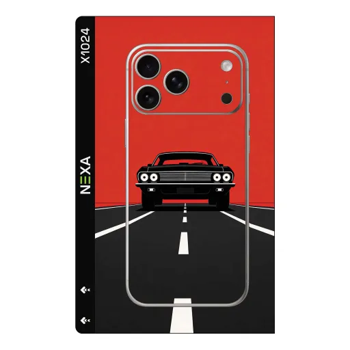 Premium Automotive Phones Skin - Wholesale | Nexa Skins — X1024 - Automotive (vintage car, muscle car, minimalist)