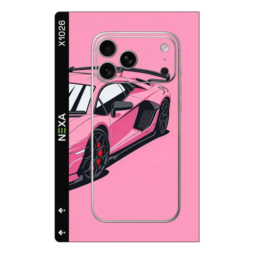 Premium Automotive Phones Skin - Wholesale | Nexa Skins — X1026 - Automotive (pink, supercar, lamborghini)