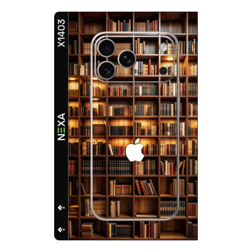 Premium Books Phones Skin - Wholesale | Nexa Skins — X1403 - Books (library, bookshelf, vintage)