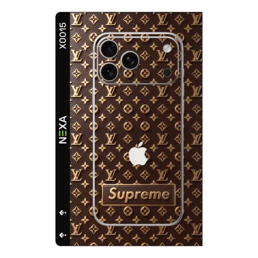 Premium Brands Phones Skin - Wholesale | Nexa Skins — X0015 - Brands (monogram, luxury, brown)
