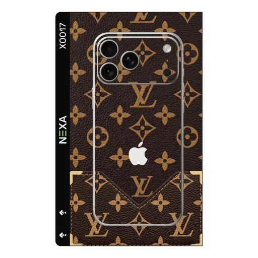 Premium Brands Phones Skin - Wholesale | Nexa Skins — X0017 - Brands (luxury, leather, brown)