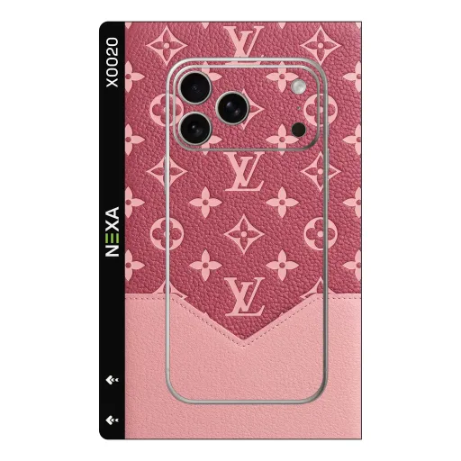 Premium Brands Phones Skin - Wholesale | Nexa Skins — X0020 - Brands (pink, leather, textured)