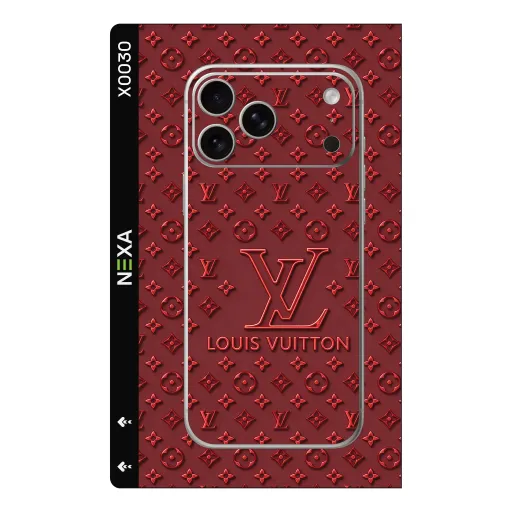 Premium Brands Phones Skin - Wholesale | Nexa Skins — X0030 - Brands (luxury, red, embossed)
