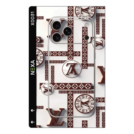 Premium Brands Phones Skin - Wholesale | Nexa Skins — X0031 - Brands (luxury, monogram, brown)