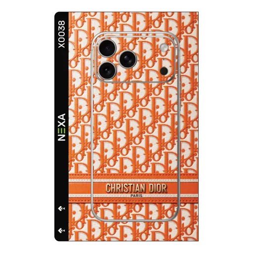 Premium Brands Phones Skin - Wholesale | Nexa Skins — X0038 - Brands (luxury, monogram, orange)