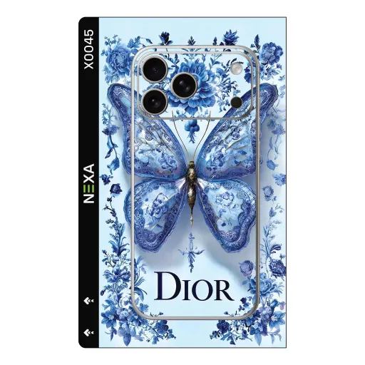 Premium Brands Phones Skin - Wholesale | Nexa Skins — X0045 - Brands (butterfly, floral, porcelain)