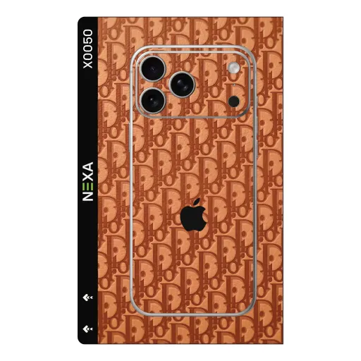 Premium Brands Phones Skin - Wholesale | Nexa Skins — X0050 - Brands (monogram, leather, tan)