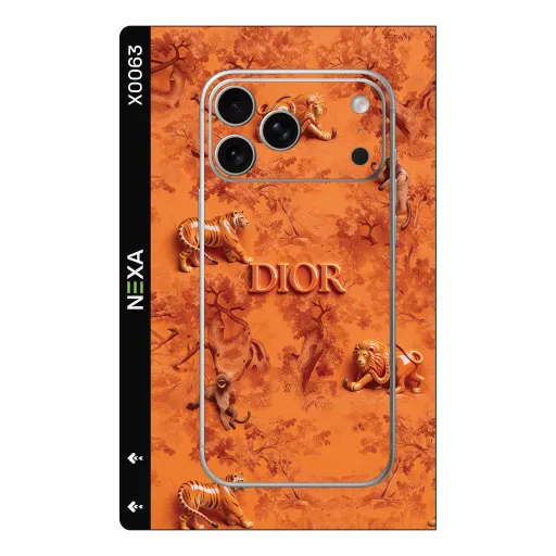 سكن Brands بريميوم لأجهزة Phones - بيع بالجملة | Nexa Skins — X0063 - Brands (orange, toile de jouy, jungle)