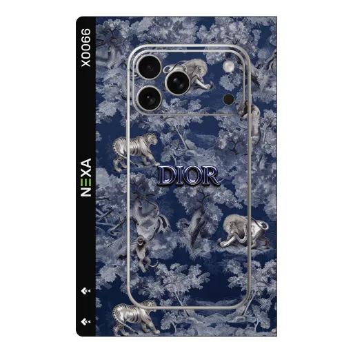 Premium Brands Phones Skin - Wholesale | Nexa Skins — X0066 - Brands (toile de jouy, navy blue, jungle)