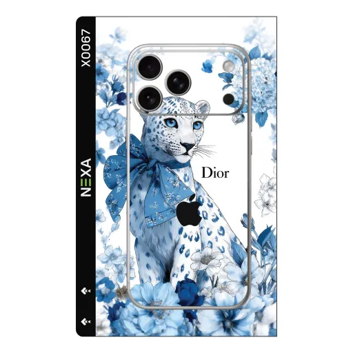 Premium Brands Phones Skin - Wholesale | Nexa Skins — X0067 - Brands (leopard, blue floral, fashion)