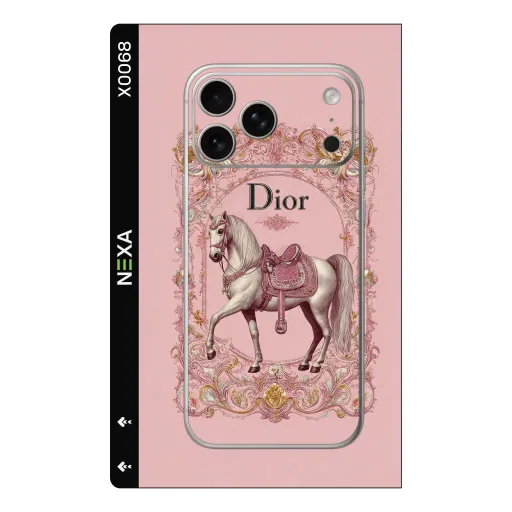 Premium Brands Phones Skin - Wholesale | Nexa Skins — X0068 - Brands (pink, equestrian, baroque)