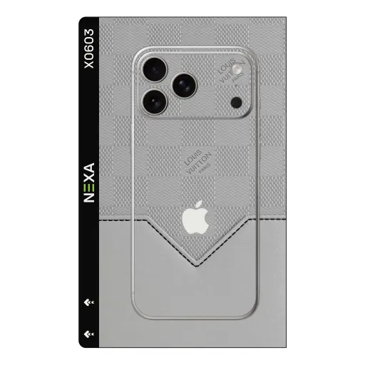 Premium Brands Phones Skin - Wholesale | Nexa Skins — X0603 - Brands (checkerboard, grey, designer)