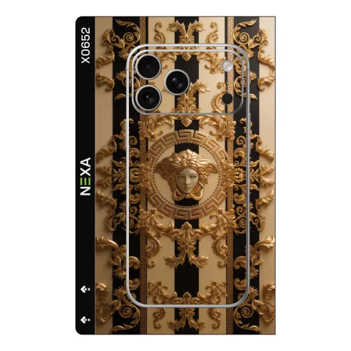 Premium Brands Phones Skin - Wholesale | Nexa Skins — X0652 - Brands (baroque, gold, luxury)