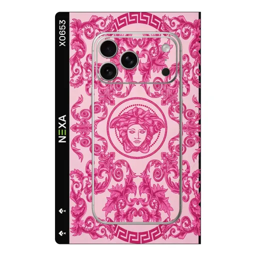 Premium Brands Phones Skin - Wholesale | Nexa Skins — X0653 - Brands (baroque, ornate, pink)