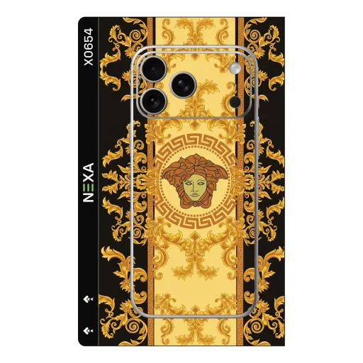 Premium Brands Phones Skin - Wholesale | Nexa Skins — X0654 - Brands (barococo, gold, ornate)