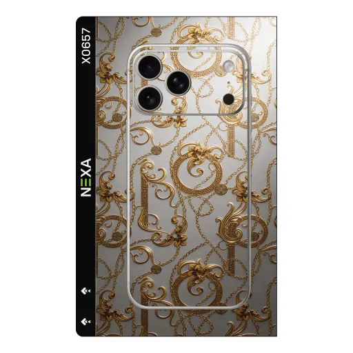 Premium Brands Phones Skin - Wholesale | Nexa Skins — X0657 - Brands (gold, baroque, luxury)