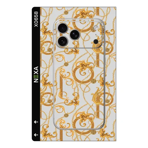 Premium Brands Phones Skin - Wholesale | Nexa Skins — X0658 - Brands (baroque, gold, luxury)