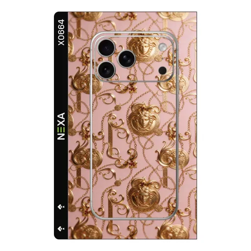 Premium Brands Phones Skin - Wholesale | Nexa Skins — X0664 - Brands (gold, pink, luxury)