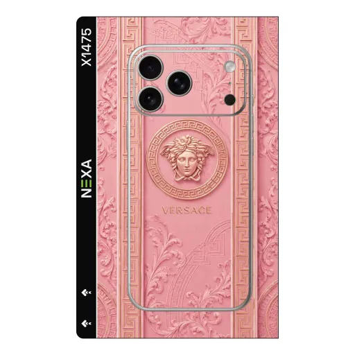 Premium Brands Phones Skin - Wholesale | Nexa Skins — X1475 - Brands (baroque, pink, gold)
