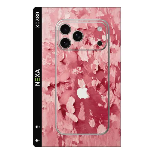 Premium Camouflage Phones Skin - Wholesale | Nexa Skins — X0389 - Camouflage (pink, abstract, brushstroke)
