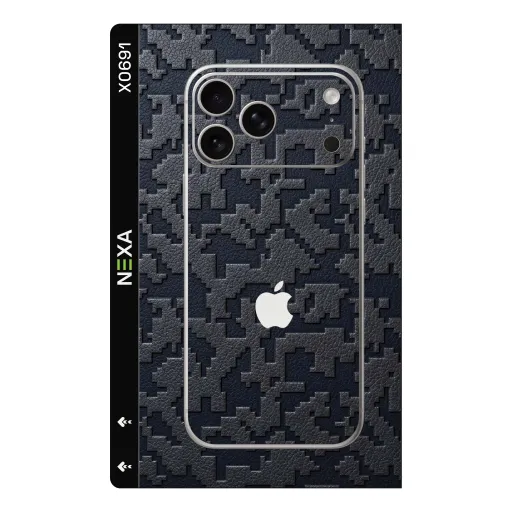Premium Camouflage Phones Skin - Wholesale | Nexa Skins — X0691 - Camouflage (digital, pixel, leather)